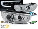 Paire de feux phares Daylight DRL LTI Led VW Scirocco de 08-14Xenon chrome