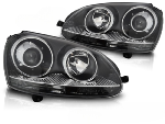 Paire de feux phares VW Golf 5 de 2003 a 2009 Noir
