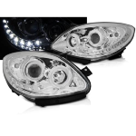 Paire de feux phares Renault Twingo 07-11 Daylight LED Chrome