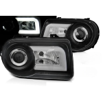 Paire de feux phares Chrysler 300C 05-10 Daylight LTI noir