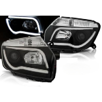 Paire de feux phares Dacia Duster 10-14 Daylight LTI noir