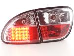 Paire de feux arrière Seat Leon 1M 1999 a 2005 Chrome Led