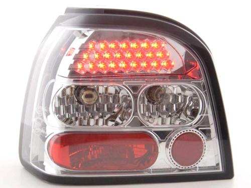 Paire de feux arrière VW Volkswagen Golf 3 1991-1997 Chrome Led