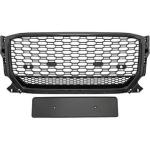 Grille Calandre avant en ABS Audi Q2 2016 a 2020 Look RS Noir Brillant PDC