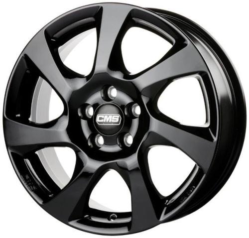 Jante CMS C24 16" x 6.5" 4x108 ET 47.5 Noir Brillant