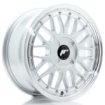 Jante JR Wheels JR23 16x7 ET20-45- 4 Trous sur mesure - Hyper Silver w/ Machined Lip