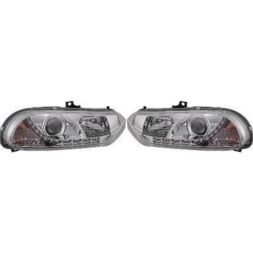Paire de Phares Daylight Alfa Romeo 156 de 1997 a 2003 Chrome Led