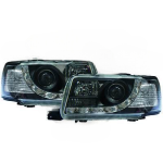 Paire de Phares Daylight Audi 80 de 1991 a 1994 Noir Led