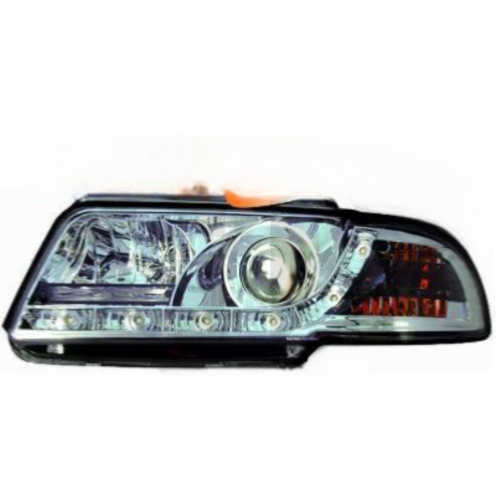 Paire Phares avant Daylight Led Audi A4 B5 Berline 1994 a 1999 Chrome