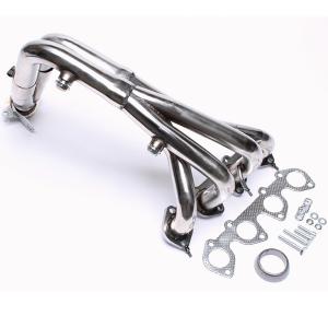 Collecteur d'echappement en inox pour Peugeot 206 1,4 et 1,6 8v de 1998 à 2005