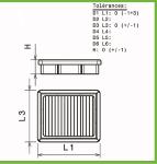 Filtre a air Green pour Mercedes Classe C W202 de 93-00 220-150cv