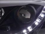 Paire de feux phares Daylight Led Audi A4 8E 2004 -2008 Noir