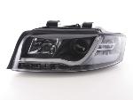 Paire de feux phares Daylight Led DRL Audi A4 8E/B6 2001 a 2004 Noir