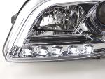Paire de feux phares Daylight DRL led Audi A4 8E/B7 2004-2008 Chrome