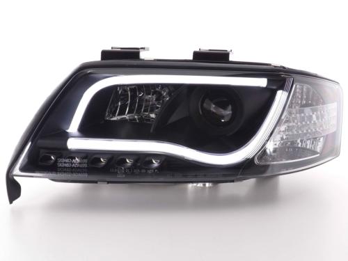 Paire de feux phares Daylight Led Audi A6 4B/C5 97-01 Noir