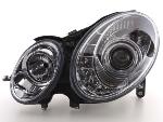 Paire de feux phares Daylight led Mercedes Classe E 211 de 02-06 chrome