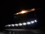 Paire de feux phares Daylight led Mercedes Classe C W204 07-10 Noir