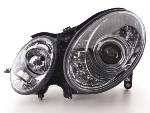 Paire de feux phares Daylight led Xenon Mercedes Classe E W211 02-06 Chrome