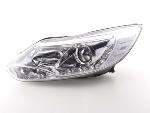 Paire de feux phares Daylight Led Ford Focus 3 C346 de 10-14 Chrome