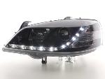 Paire de feux phares Daylight Led Opel Astra G 98-03 Noir