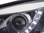 Paire de feux phares Daylight Led Opel Zafira A 99-04 Chrome