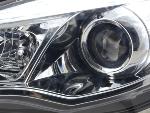 Paire de feux phares Daylight Led Opel Astra J 5 Portes 09-12 Chrome