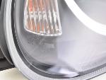 Paire de feux phares Daylight Led Xenon Porsche Boxster 987 04-08 Noir