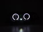 Paire de feux phares Angel Eyes BMW serie 3 E46 Break 98-01 Noir