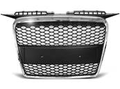 Grille de calandre pour Audi A3 2005 a 2008 look Sport chrome noir