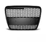 Calandre pour Audi A6 C6 de 04/2004 a 2008 look Sport Noir mat