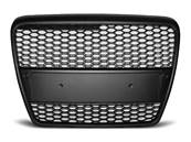 Calandre pour Audi A6 C6 de 04/2004 a 2008 look Sport Noir mat