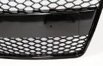 Grille de calandre pour Audi TT 8J de 2006 a 2014 Look Sport Noir brillant