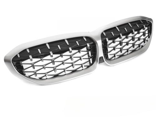 Grille de Calandre ABS BMW Serie 3 G20/G21 de 2019 a 2022 Silver Chrome