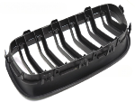 Calandre BMW Serie 5 F10/F11 de 2010 a 2016 Look Sport Noir Mat Doubles Barres