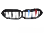 Grille de calandre avant BMW Serie 2 F44 Gran coupe de 2019 a 2024 Noir brillant + tricolore