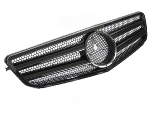 Grille calandre Mercedes classe C W204 de 2007 a 2014 Look CL Noir Brillant