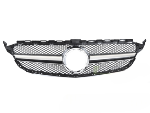 Grille calandre Mercedes classe C W205 18-21 Noir Silver