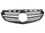 Grille calandre Mercedes classe E W212 de 2013 a 2016 Noir Silver