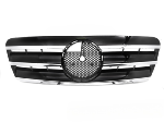 Grille calandre Mercedes CLK W208 de 1997 a 2003 Noir Chrome