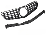 Grille calandre Mercedes Classe E W207 de 2009 a 2013 Noir Brillant