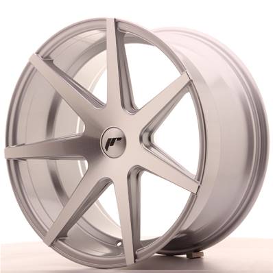 Jante JAPAN RACING JR20 20" x 10" Multi Perçage ET 20-40 Silver Machined Face