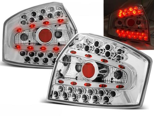 Paire de feux arriere Audi A4 8E berline de 10/2000 a 10/2004 LED chrome