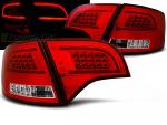 Paire de feux arriere Audi A4 B7 break 04-08 LED BAR rouge blanc