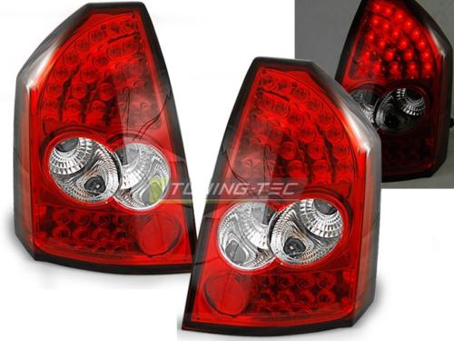 Paire de feux arriere Chrysler 300C 05-08 LED rouge blanc