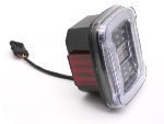 Paire feux arriere Jeep Wrangler 91-06 FULL LED Dyn Blanc