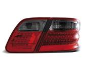 Paire de feux arriere pour Mercedes classe E W210 95-02 LED rouge fume