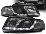 Paire de feux phares Audi A4 B5 de 1994 a 1998 Daylight led noir