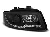 Paire de feux phares Audi A4 00-04 Daylight led LTI noir cligno led