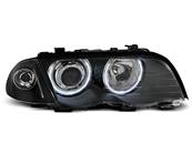 Paire de phares BMW serie 3 E46 Berline de 1998 a 2001 angel eyes CCFL noir