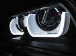 Paire de feux phares BMW X1 E84 de 2012 a 2014 Xenon U-Led DRL noir